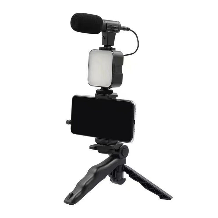 AY49 mobile phone stand desktop multifunctional beauty leg pocket lamp microphone mobile phone stand live fill light