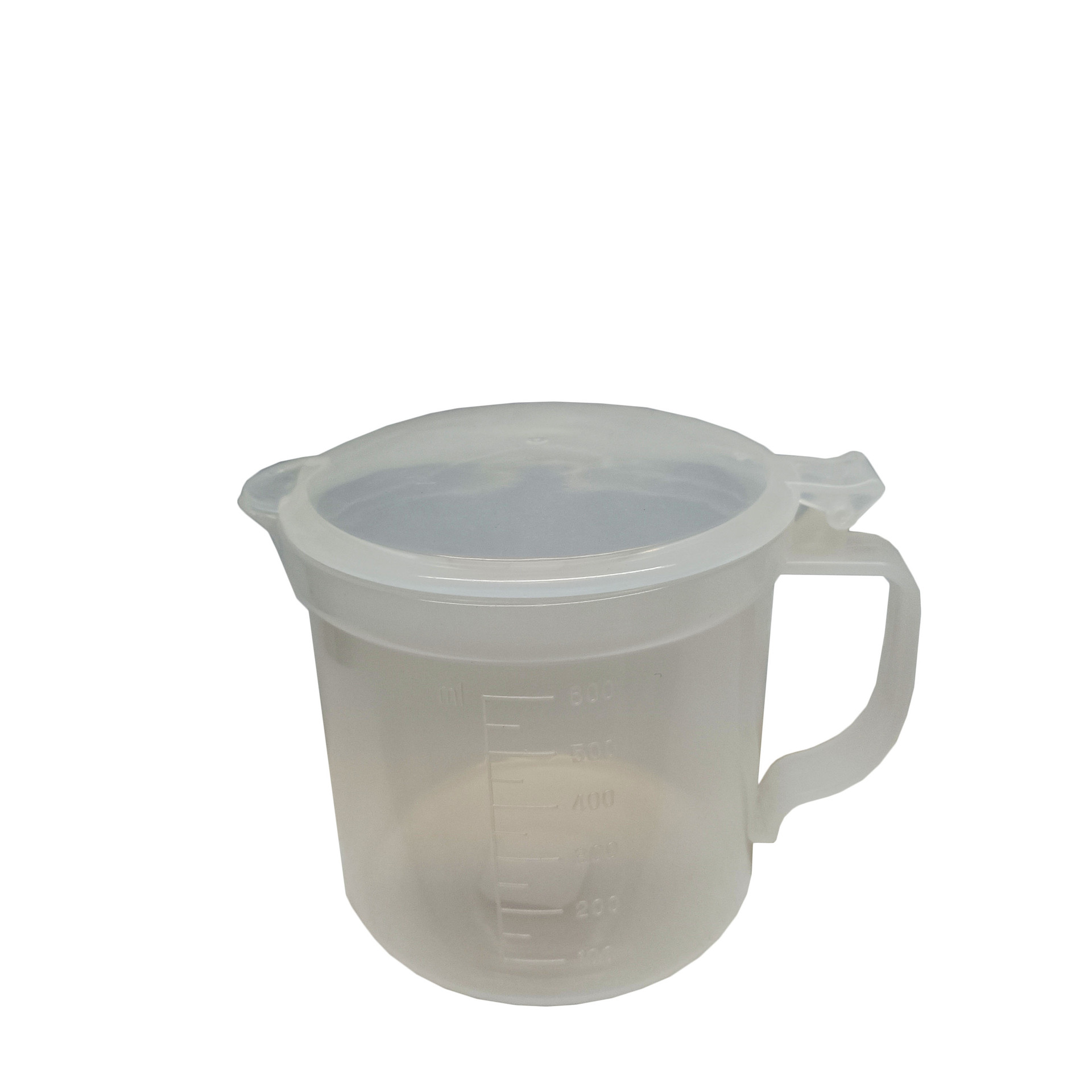Milk Cup with lid with scale 600ml Milk Cup microwave heating water Cup wholesale RS-201680