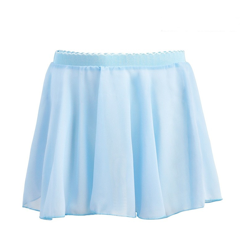 Children's Dance Costume Summer Lace-up Chiffon Apron One-piece Skirt Adult Women's Practice Clothes Ballet Half-length Vallen Skirt