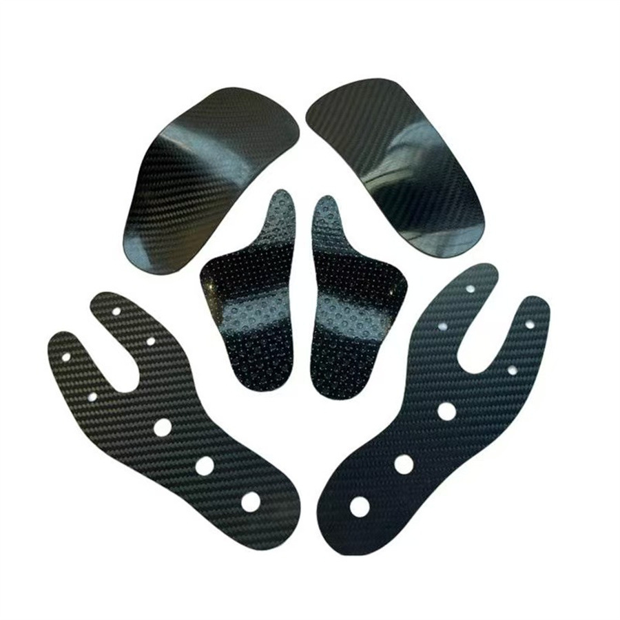 Full-Length Carbon Fiber Insole, Adult Arch Support Insole, Sports Shoe Midsole Support Sheet, Black Carbon Fiber Bottom Sheet