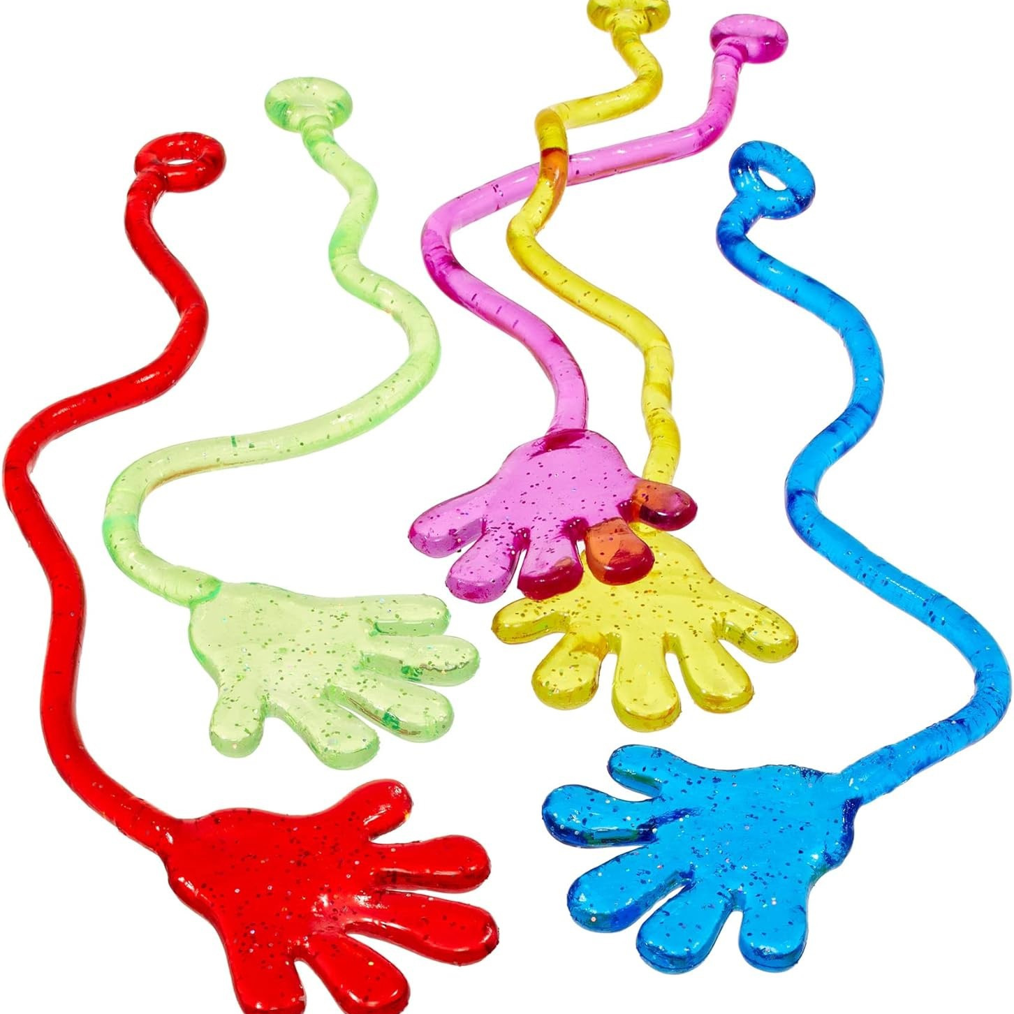 Climbing wall spider man sticky cicada hand sticky palm slingshot dinosaur pinch music suspension ball children's decompression artifact