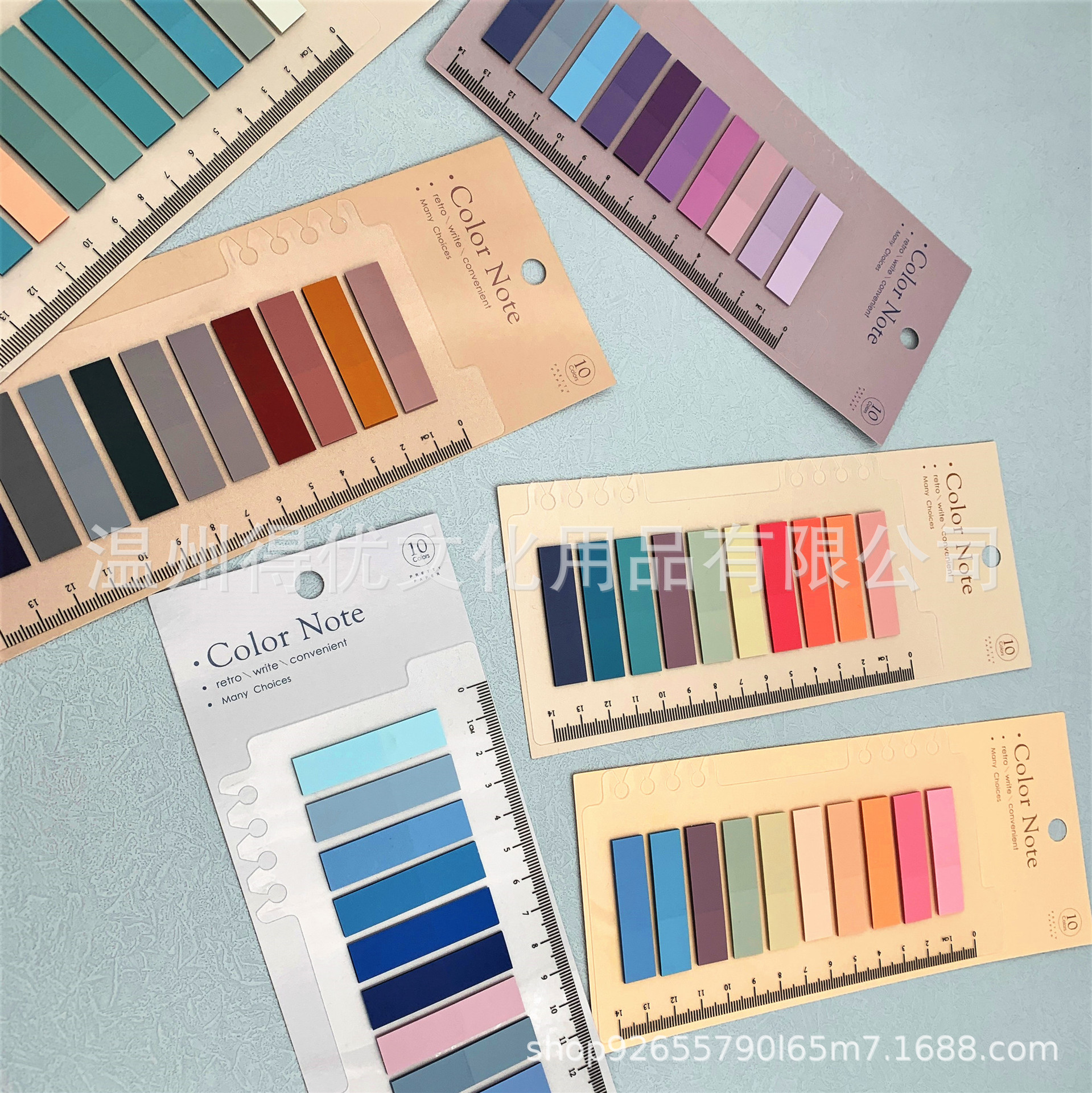 Manufacturer Transparent Pet Loose-Leaf Morandi Colorful Post-It Note Fluorescent Index Sticker Note Paper N Times Cute Colorful