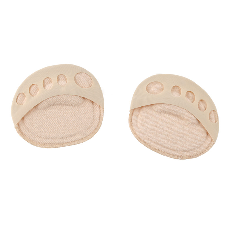 Ice Silk elastic five-finger socks massage pad high heel shoes socks half Palm socks invisible boat Socks sandals toe socks wholesale