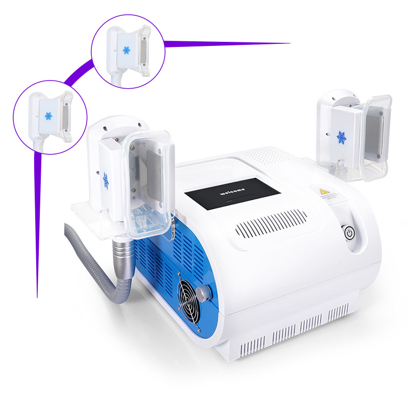 Cross-Border Supply Desktop Double-Head Vacuum Negative Pressure Cold Compress Frozen Slimming Instrument Beauty Salon Beauty Instrument Manufacturer Wholesale