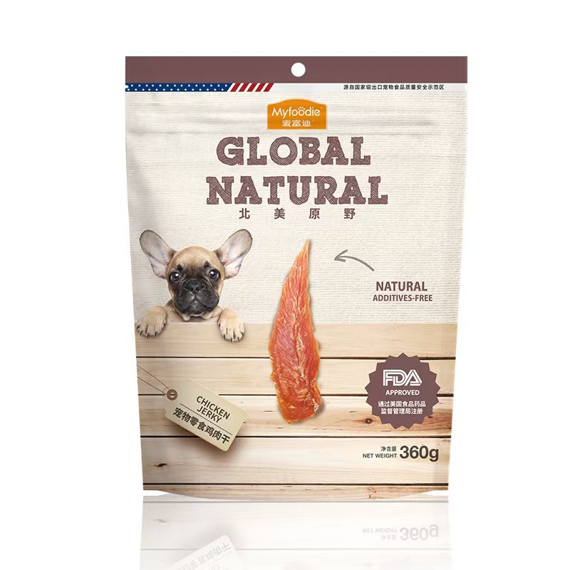 Mcfoodie Jerky North American Wild Dog Snacks Reward Pet Snacks Beef Cubes Chicken Jerky Teething Sticks