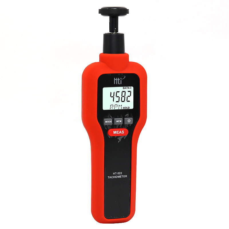 Xinsite Htiht522 Tachometer Two-In-One Contact Photoelectric Tachometer Measuring Line Speed Meter High Precision