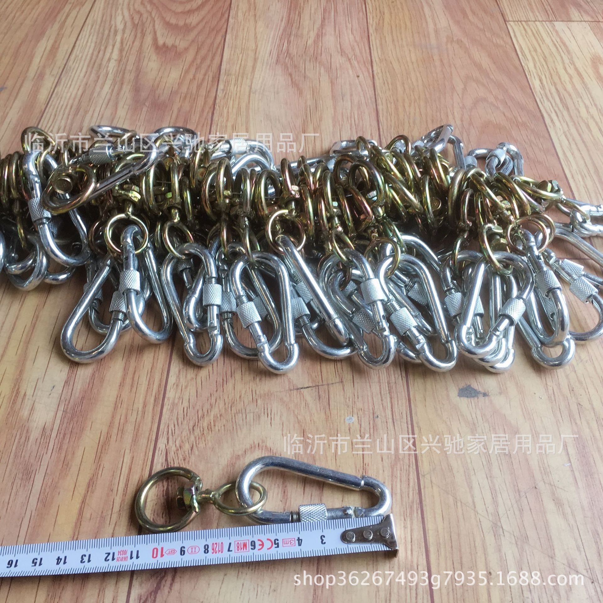 Climbing Buckle Safety Hook Spring Hook Chain Buckle Dog Buckle Pet Buckle Two Yuan Store Department Store Wholesale