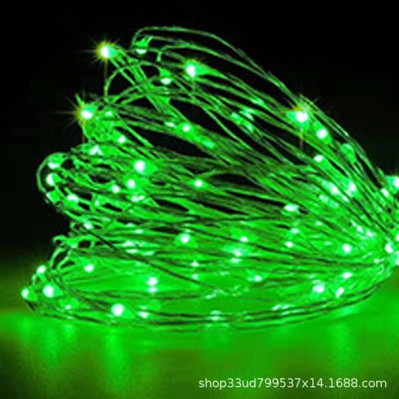 led button string light button battery box copper wire light string handicraft color light string gift box string light decorative light