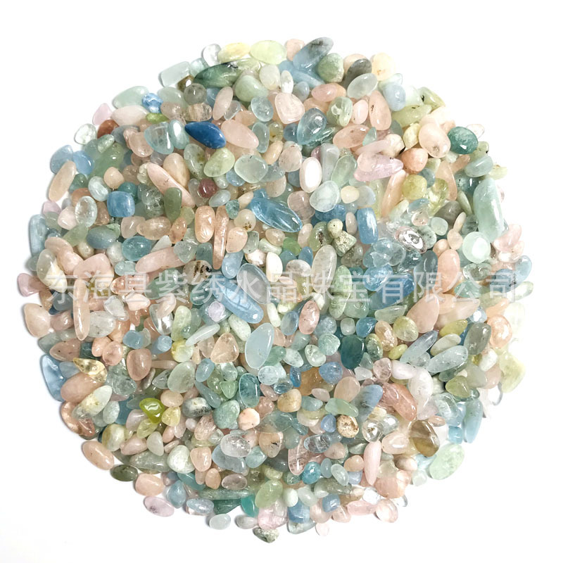 Natural Crystal Jade small particle polished gravel 5-7mm ore specimen manufacturers supply