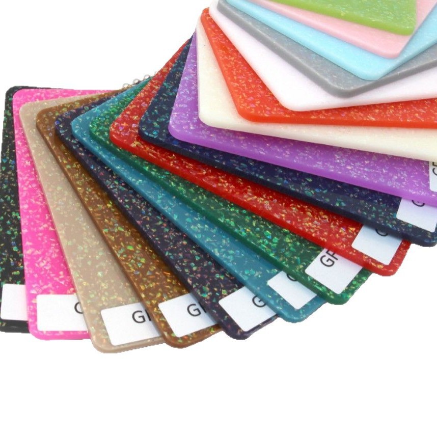 Fine Sand Fantasy Board Decorative Board Acrylic Fancy Glitter Board Green Onion Powder Board Glitter Powder Custom Creative Customization