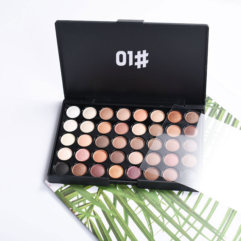 Universal European and American Foreign Trade Matte Combination Domestic Brand Earth-Tone Fairy Eyeshadow Palette 40 Colors Eyeshadow