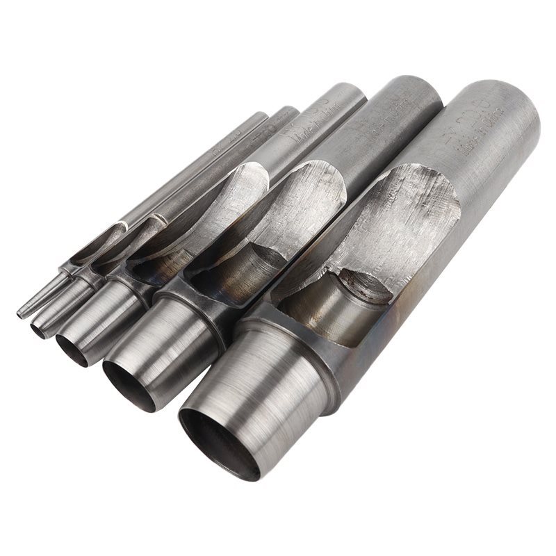 Round Hole Punch Manual Punching Tool DIY Leather Belt Punch 0.5-30mm Round Punch Cylindrical Punch Hole Opener