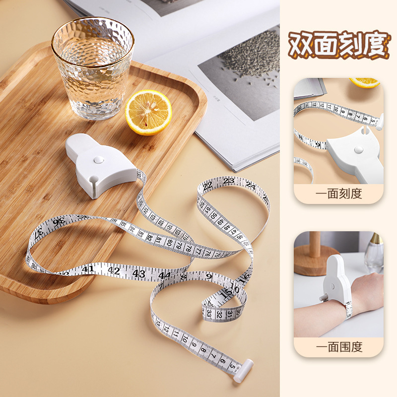 Cross-border explosions measure three-way soft ruler fitness three-way ruler circumference ruler measuring waist and leg circumference special ruler tape ruler can print LOGO