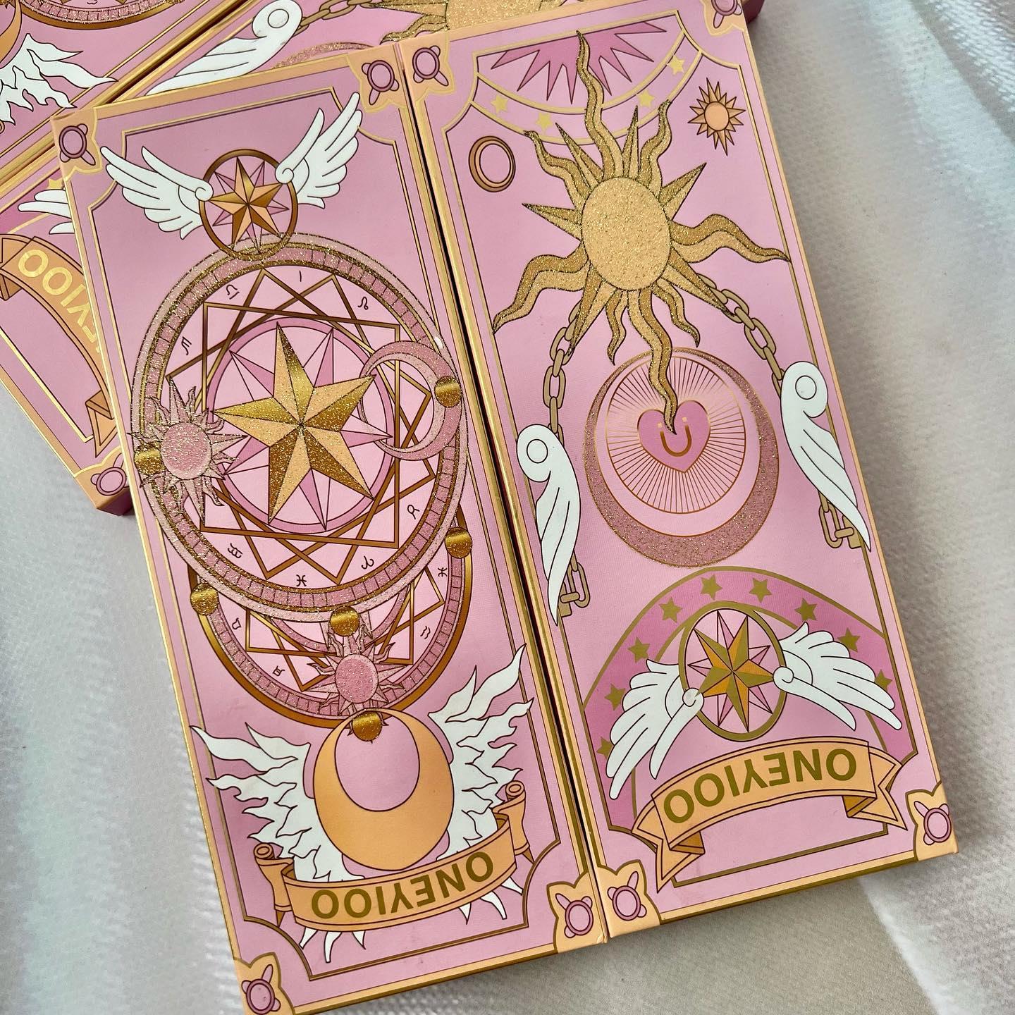 Foreign Trade Cross-Border Cartoon Pattern 96-Color Eyeshadow Palette Pearlescent Matte Sequin Eyeshadow Makeup Palette Only for Export Processing