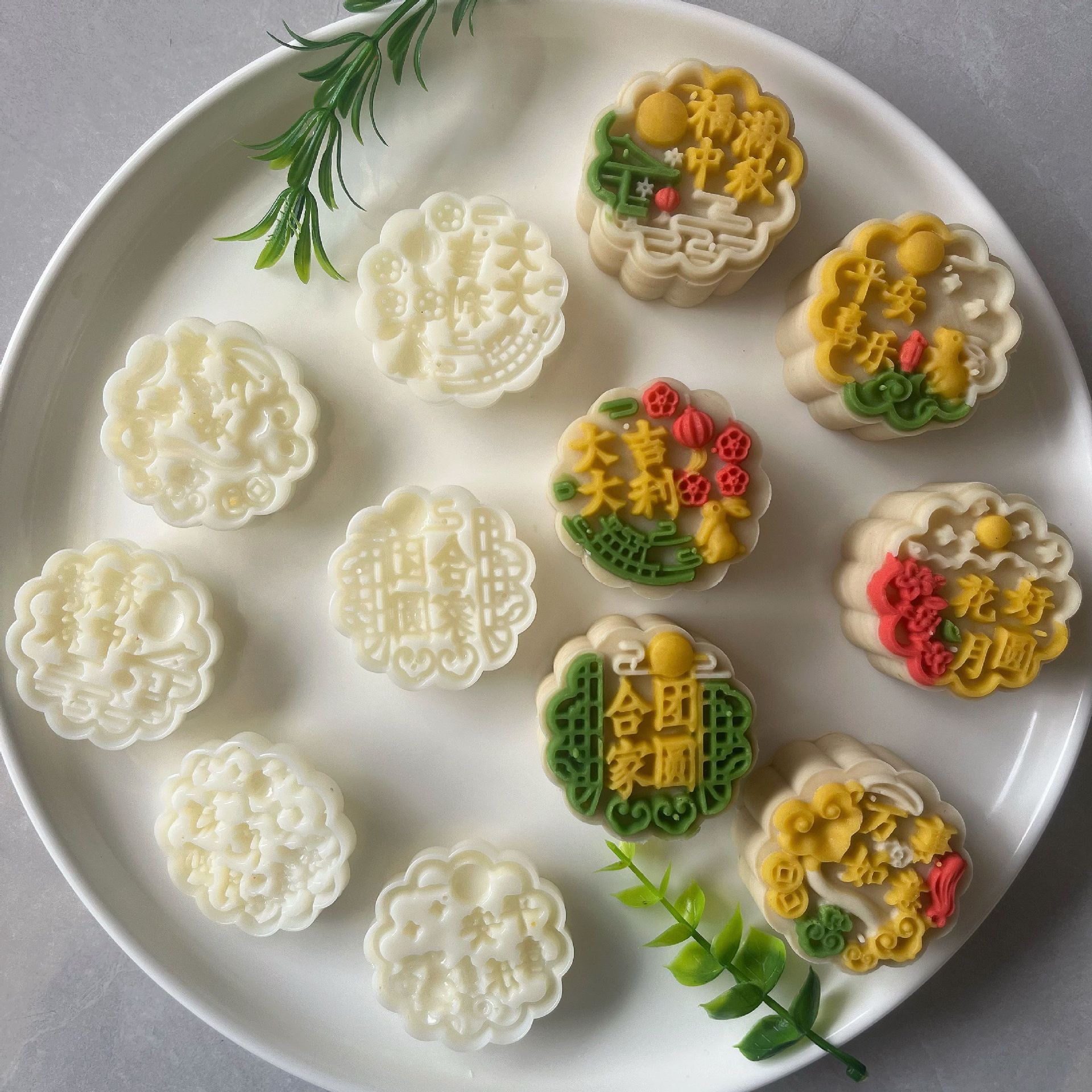 Форма для лунных лепешек, ручная, 50г, для праздника середины осени