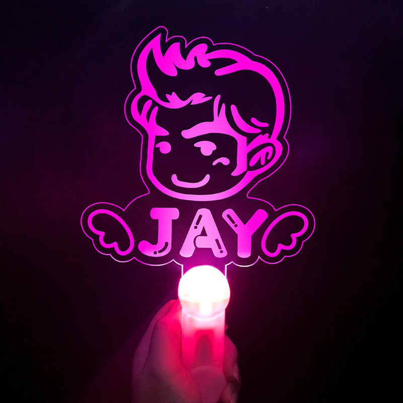 Jay Chou Concert Support Light Plate Luminous Hair Band Hand Lamp Glow Stick Star Peripheral Cheering Props Customization