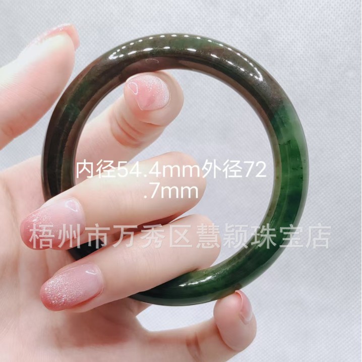 Браслет из нефрита Хэтиан для женщин, старинный материал, подарок для матери и девушки