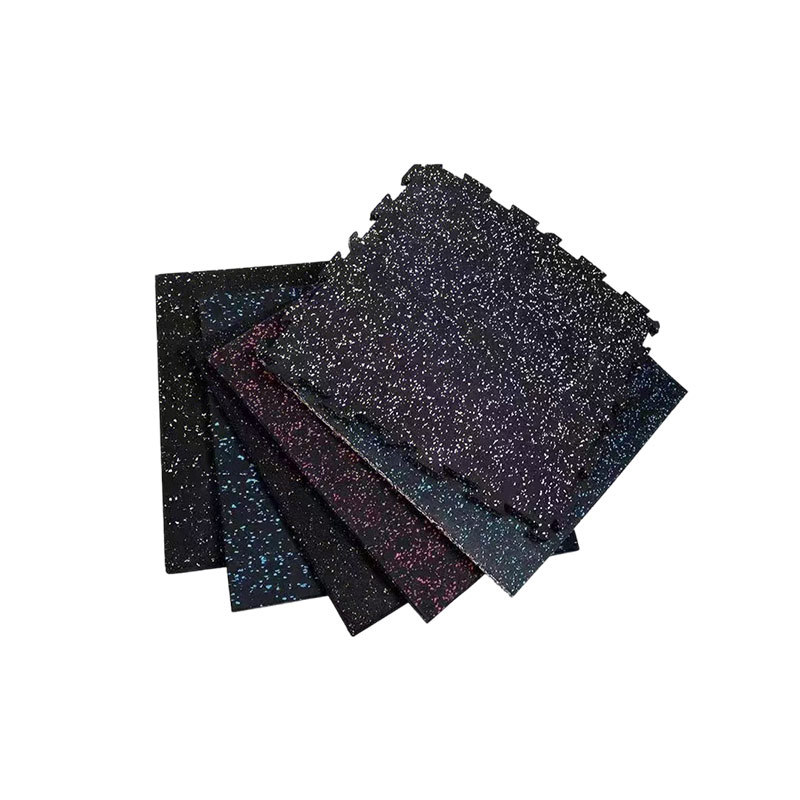Gym Rubber Floor Mats, Shock-Proof, Soundproofing and Shock-Absorbing Floor Mats, Large-Area Splicing Fitness Floor Mats, Stain-Resistant and Non-Slip Floor Mats