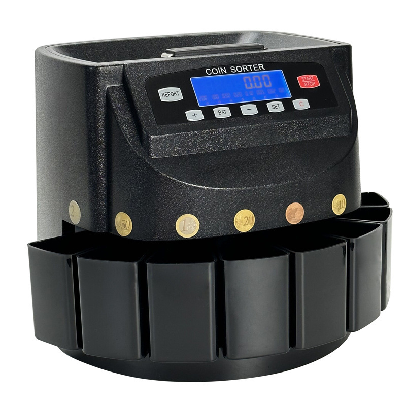 9200D Lcd Screen Coin Sorting Machine Multi-National Currency Counting Machine Foreign Currency Counter Supports Europe, Thailand, Japan and Taiwan, Etc
