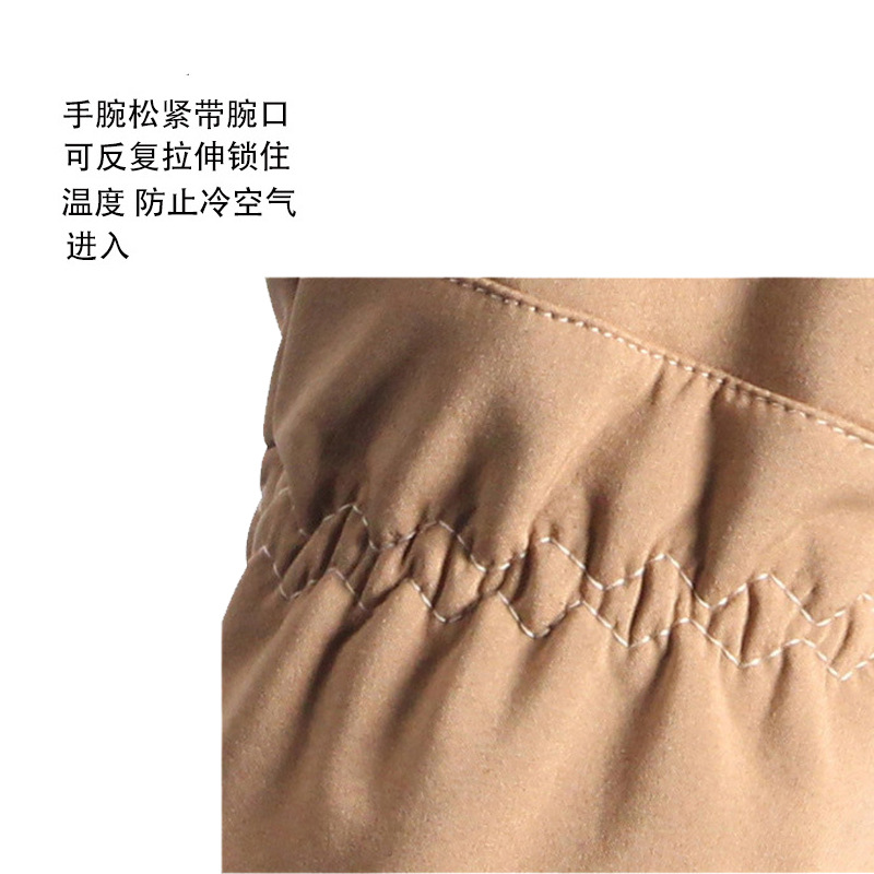 Outdoor Sports Warm Non-Slip Waterproof Touch Screen Tactical Camouflage Mountaineering Training Fleece-Lined Autumn and Winter Ski Gloves for Men and Women