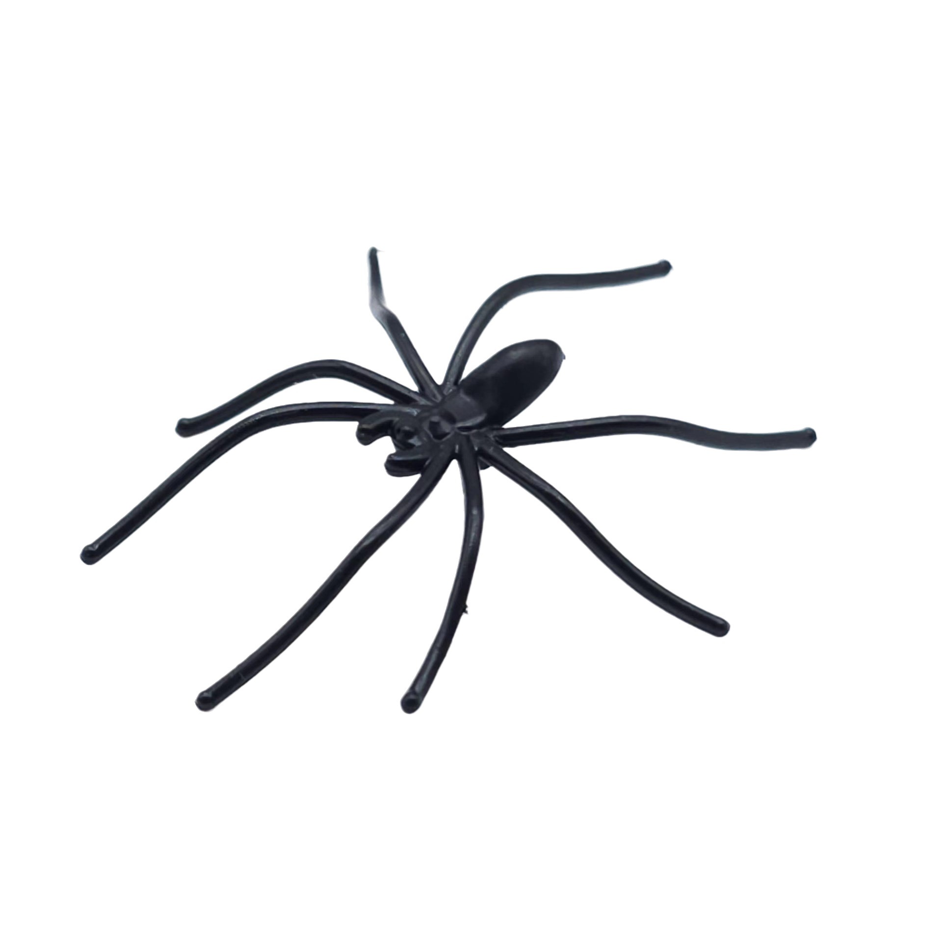 Colorful plastic spider Halloween spider cotton small spider cross-border e-commerce toy 4 colors 4cm * 3.2cm