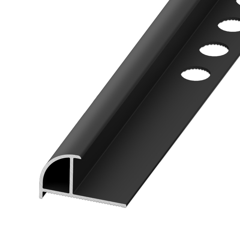 Aluminum Alloy Round Corner Edge Strips, Wall Panel Corner Lines, Floor Edge Strips, Corner Protection Strips, Metal Decorative Lines