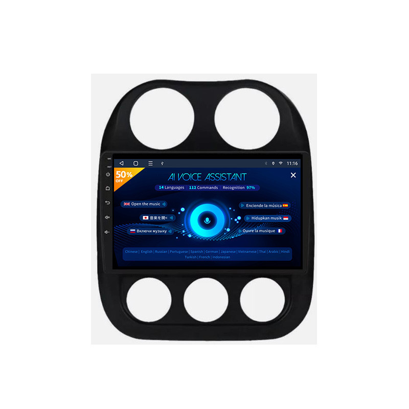 Suitable for Jeep Guide Navigator Jeep Compass Patriot Car carplay Display