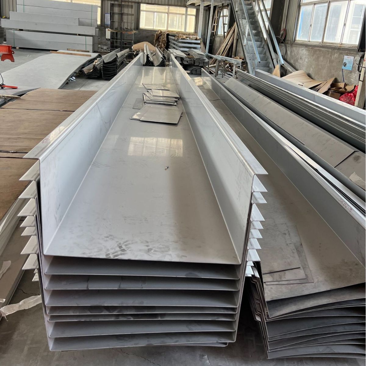 Factory Direct Supply 201 304 316L Stainless Steel Gutter U-Shaped Gutter Stainless Steel Sink Can Be Customized