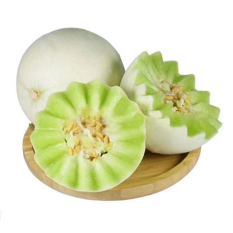 Authentic Jade Mushroom Melon 4.5kg Whole Box of Fresh Melon Fruit for Pregnant Women Soft Glutinous Crispy Melon 10 Wholesale Free Shipping 2.5kg Honey Melon