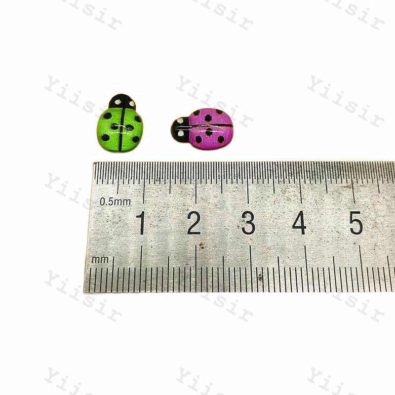 Beetle Coccinella septempunctata acrylic ladybug resin crafts accessories potted desktop decoration bathroom mirror decoration