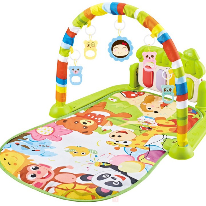 Baby Fitness Rack Music Piano Toy 0-36 Months Newborn Baby Play Mat Baby Piano