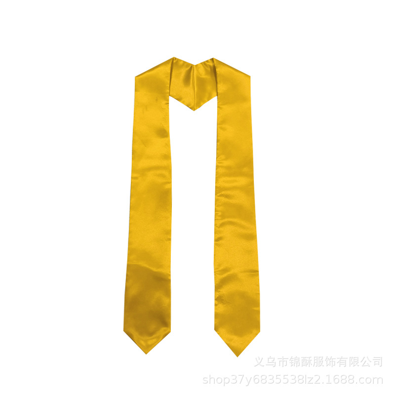 Европейский и американский выпускной пояс с лентой, пустой этикеткой с плечевым ремнем, однотонный, наградная шаль из шелка и атласа