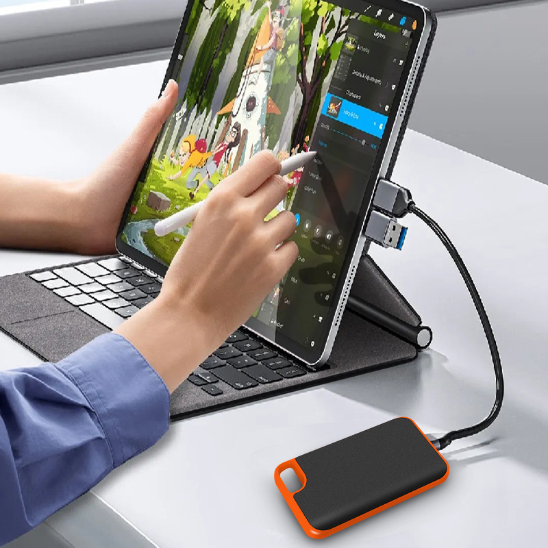 Cross-Border Exclusive for Expansion and Upgrade High-Speed Ssd Mobile Solid-State Drive Cross-Border New 16Tb Solid-State U Disk 8Tb