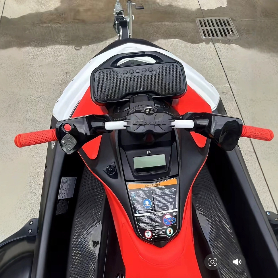 Arctic Sky Bombardier Brp 2024 Spark 90 Bright White Mint Green Marine High-Speed Motorboat