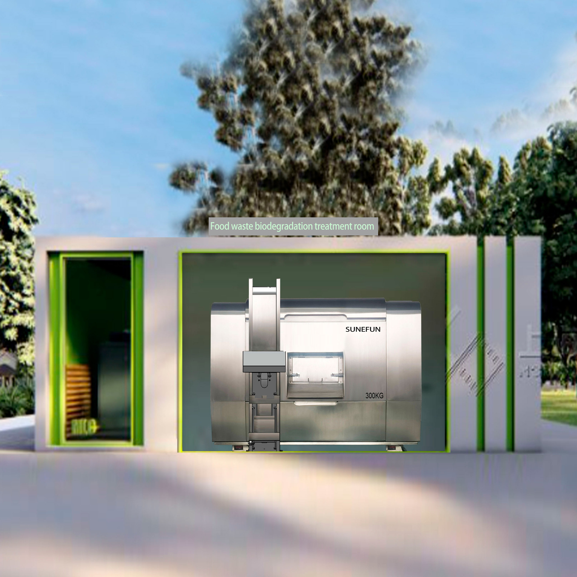 Microorganism Garbage Disposer Sanyi All-Party Sunefun Kitchen Waste Disposer Large Compost Machine Kitchen Commercial