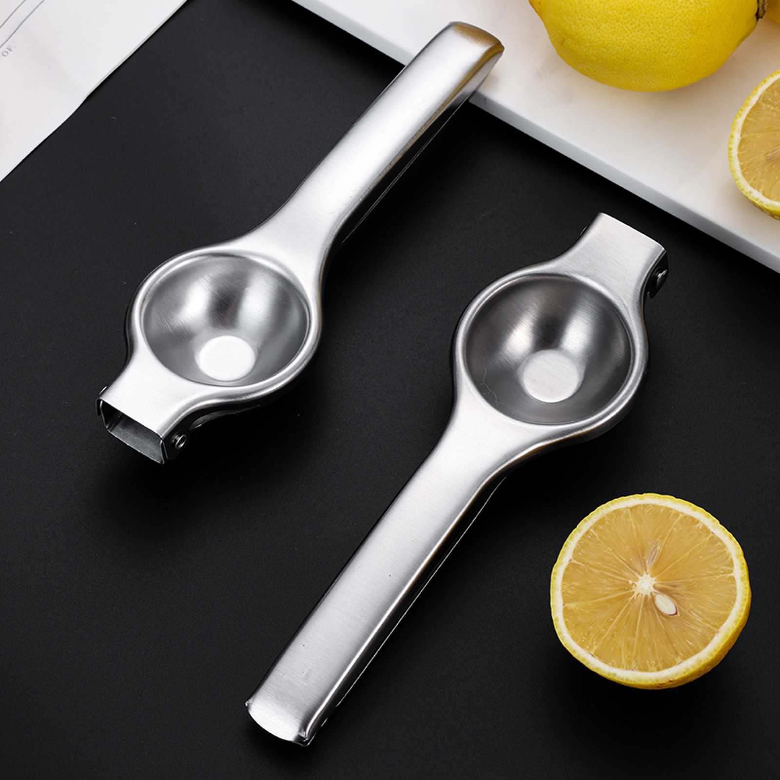 Stainless Steel Thickened Manual Lemon Holder Large Portable Lemon Juice Squeezer Household Kitchen Tools Fruit Juicer