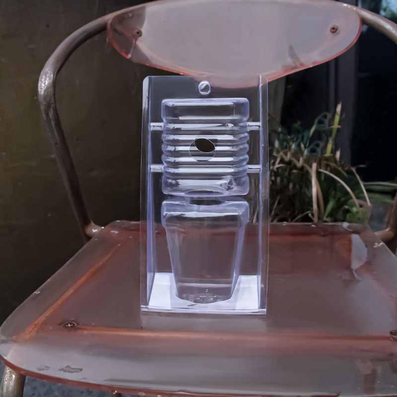 S9 Fleshy 8CM Diameter Flower Seedling Transport Packaging Box Seedling Packaging Box PVCPET Large Blister Box Bubble Shell Square