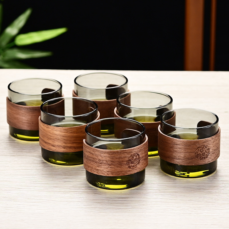 Чаша из орехового дерева, высокая термостойкость, для чая