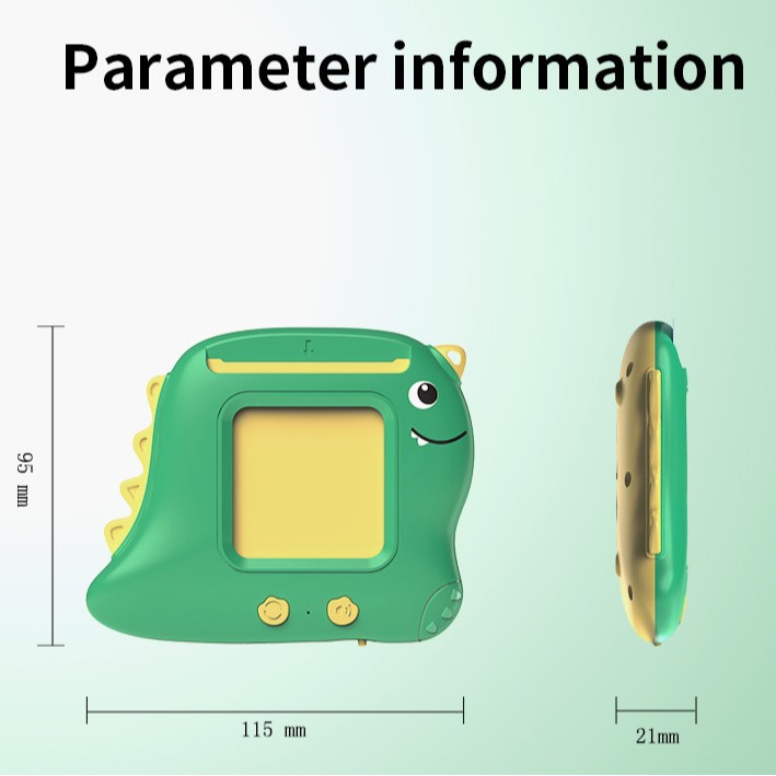 Dinosaur Early Education Machine, Educational Enlightenment Card Machine, English Card Toy Learning Machine, Parent-Child Interaction, Multi-Language Enlightenment