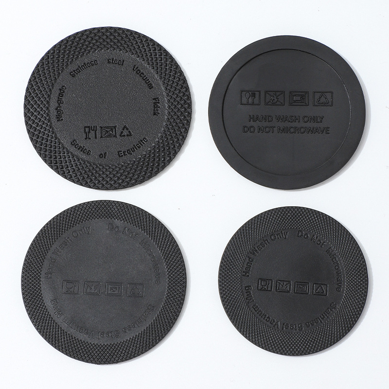 New thermos cup gasket accessories label coaster black dot anti-skid pad large manufacturers wholesale