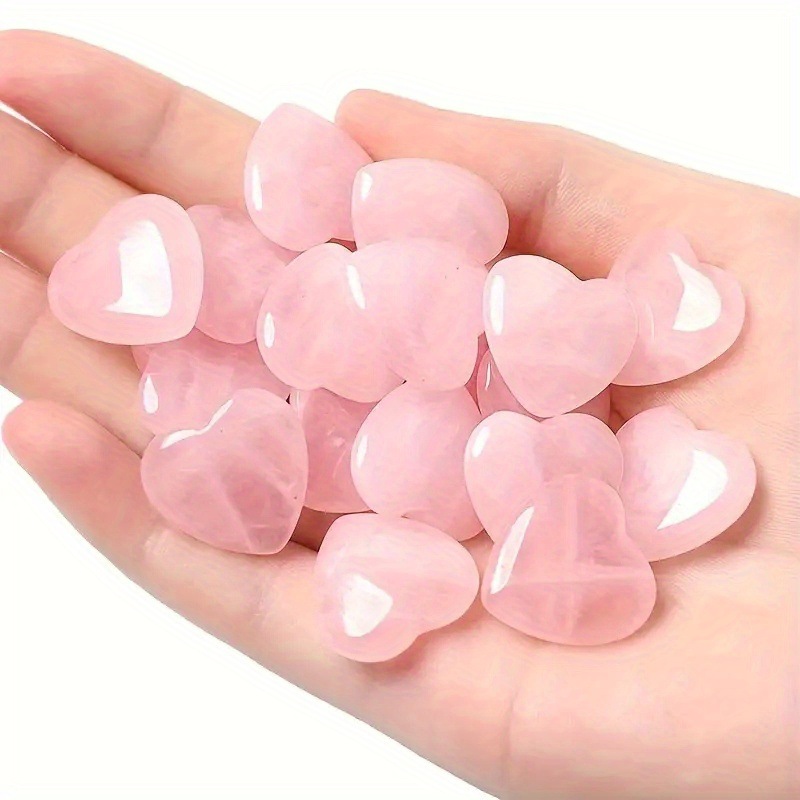 Cross-border preferred bulk wholesale 2CM natural heart heart love stone birthday gift home decoration heart-shaped craft