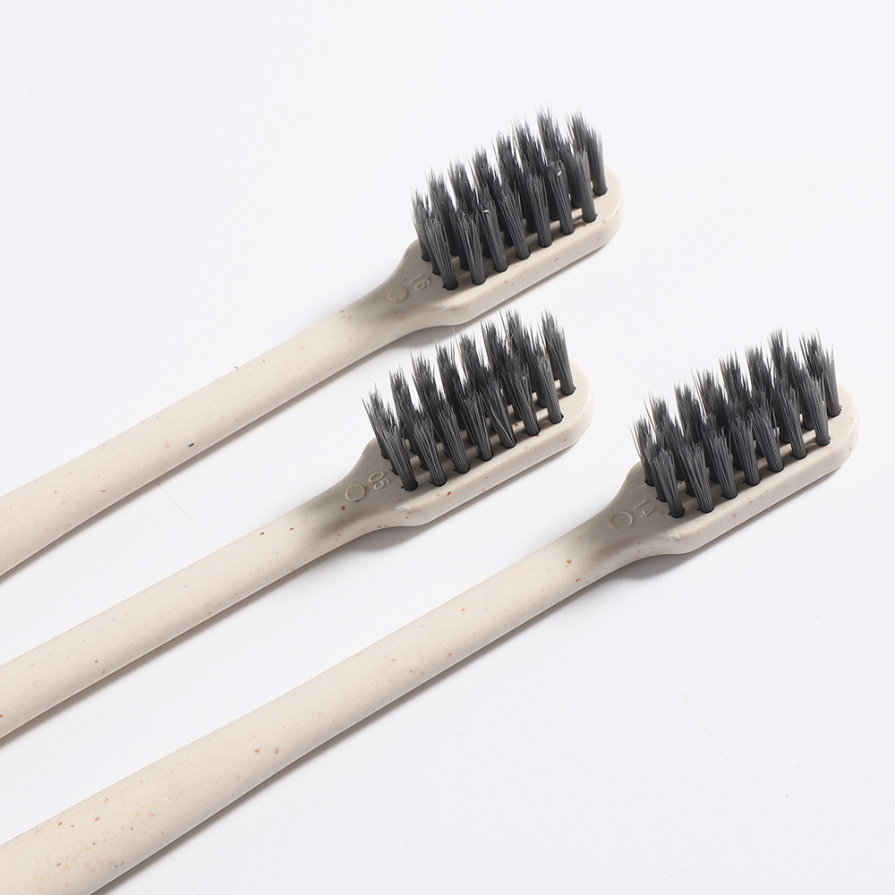 Disposable toothbrush soft bristle hotel room homestay toothbrush toothpaste hotel supplies bamboo charcoal straw manufacturers wholesale