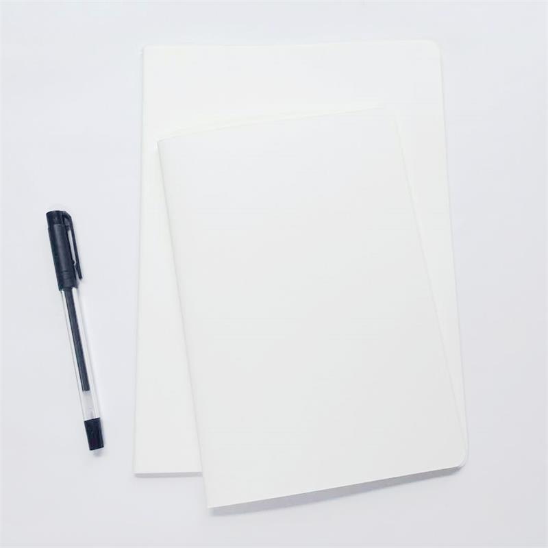 Wow White Kraft Paper Notebook Enterprise Company Advertising Notebook Notepad Cover Printable Logo Notebook Stationery