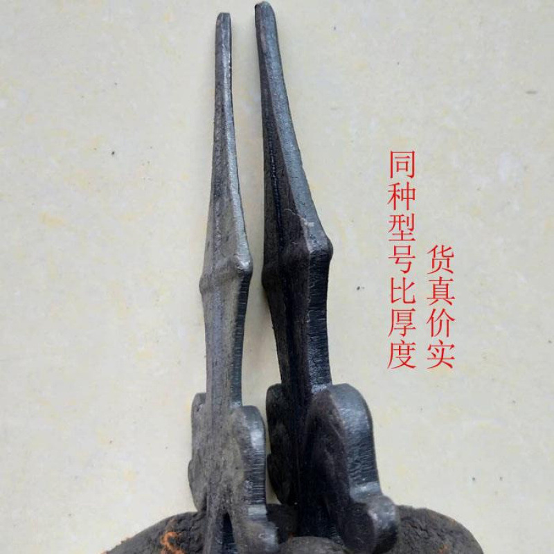Wrought Iron Accessories Solid Wrought Iron Wrought Iron Tip Door Fence Spearhead Tip Weldable Non-Cast Iron Spearhead