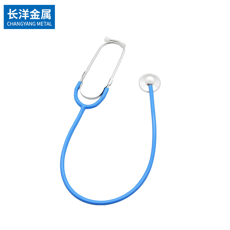 Ninghai Factory Direct Supply Aluminum Single Use Teaching Stethoscope Variety of Color Teaching Stethoscope