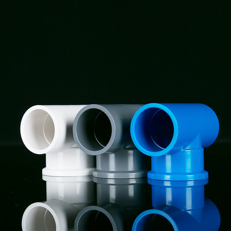 Factory supply PVC water supply pipe fittings inner screw tee inner wire threaded tee plastic inner tooth tee wholesale