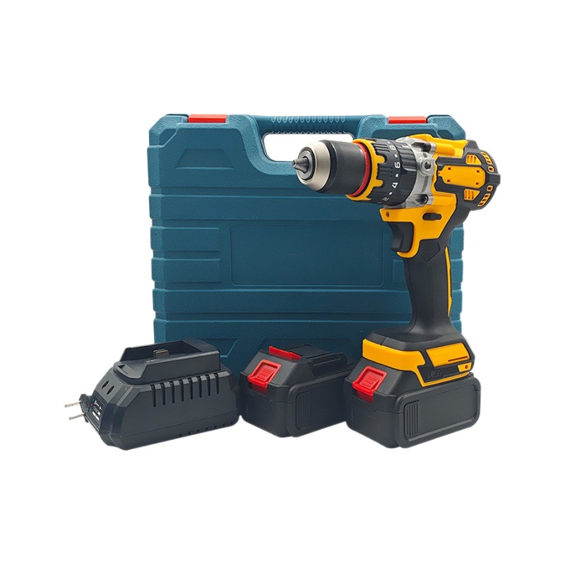 13mm lithium battery brushless hand electric drill high power 5025 brushless motor impact drill cross-border foreign trade electric tools