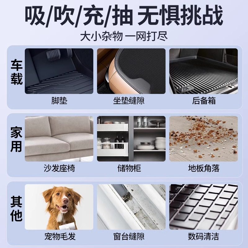 140000-turn high-speed turbo brushless motor violent fan super fan suction blowing integrated handheld camping fan