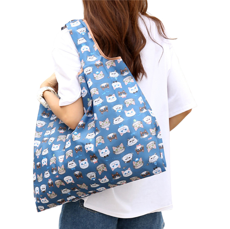 Convenient Women's Shopping Bag Mummy Waterproof Large Thickened New Shopping Bag Large Capacity Foldable Environmental Protection Bag