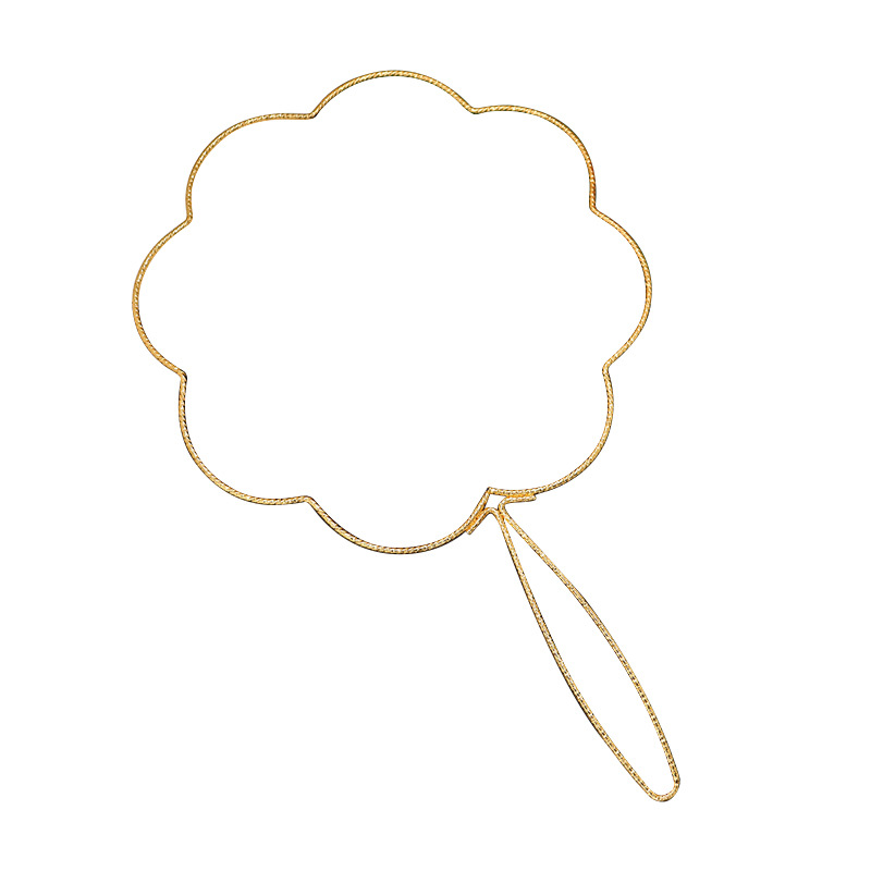 Electrophoresis high protection batch flower new ancient style round fan skeleton DIY Hanfu Xiuhe handmade fan frame hand fan main body